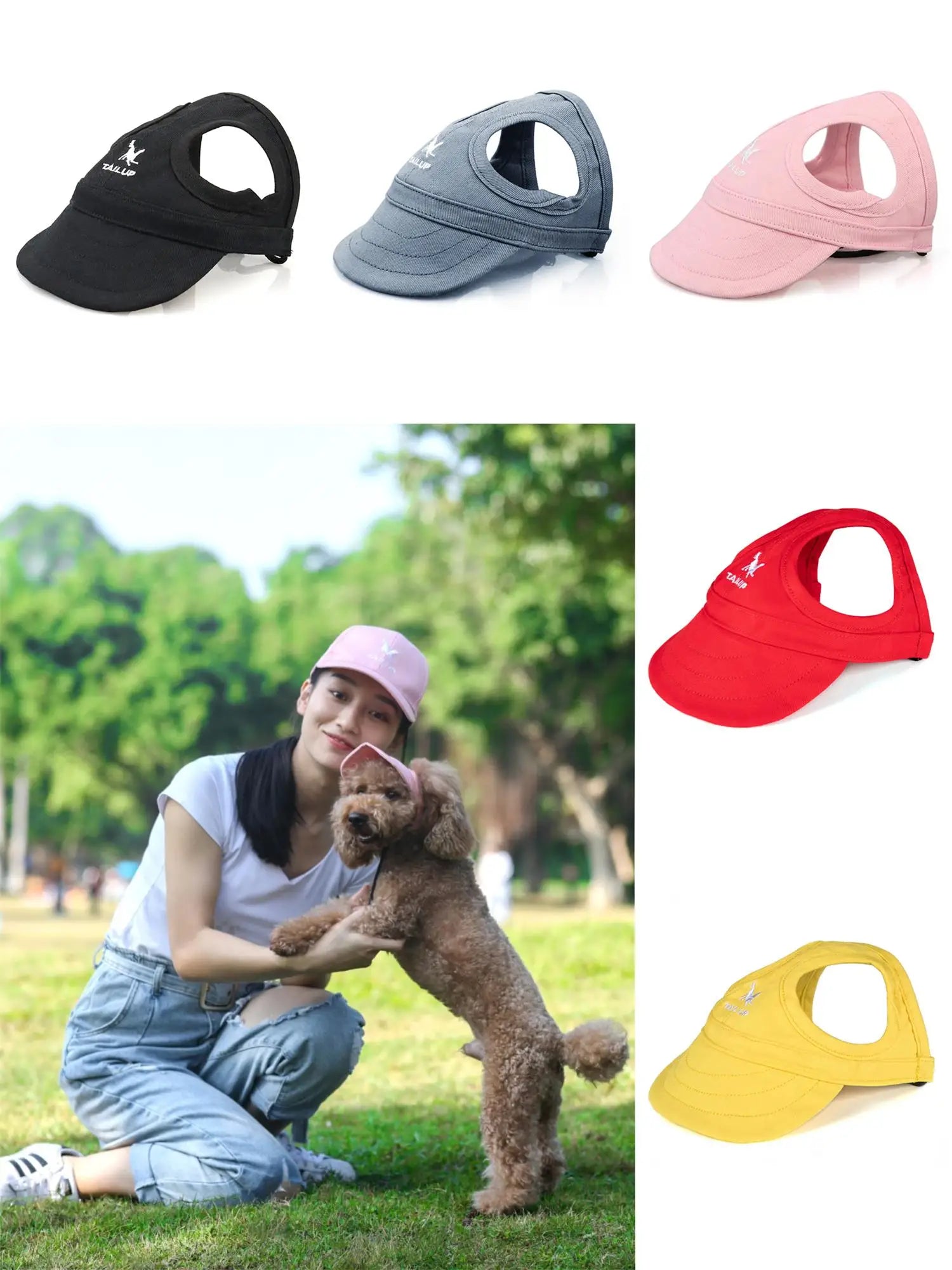 Gorra ajustable para perros