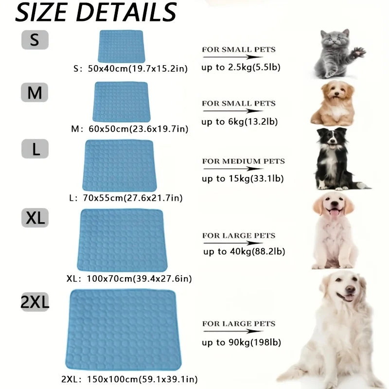 Cama fría para mascotas 