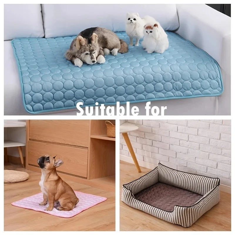Cama fría para mascotas 