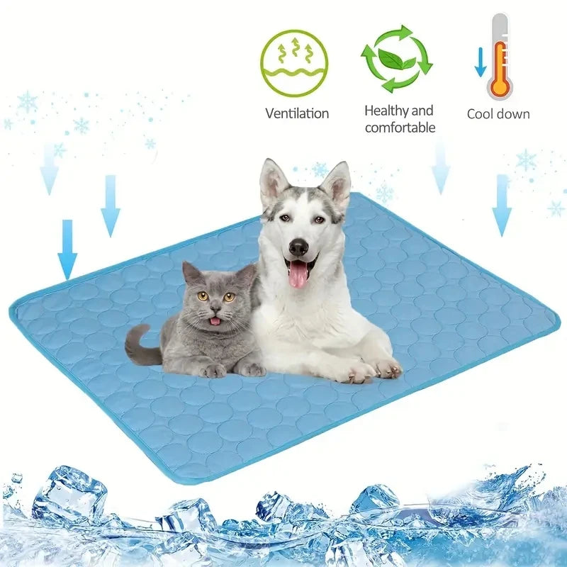 Cama fría para mascotas 