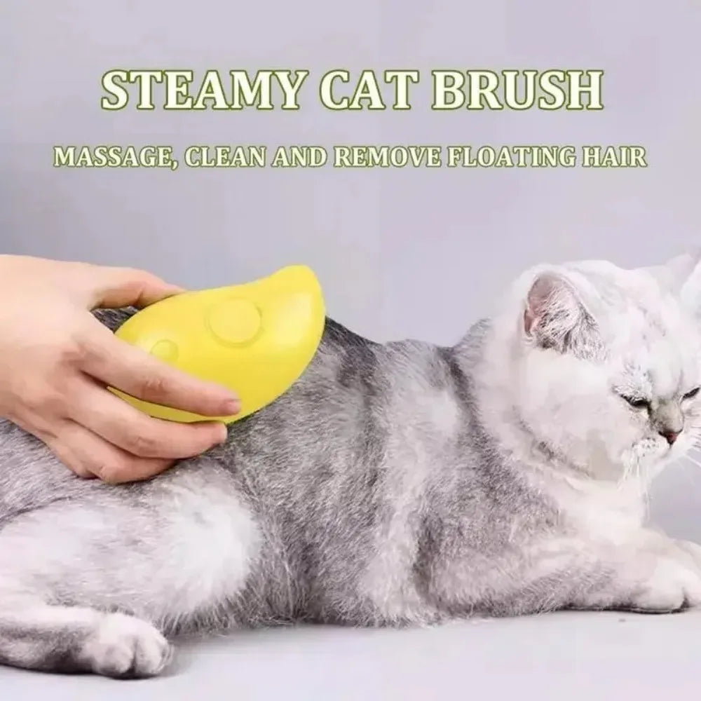 Cepillo de vapor para perros y gatos